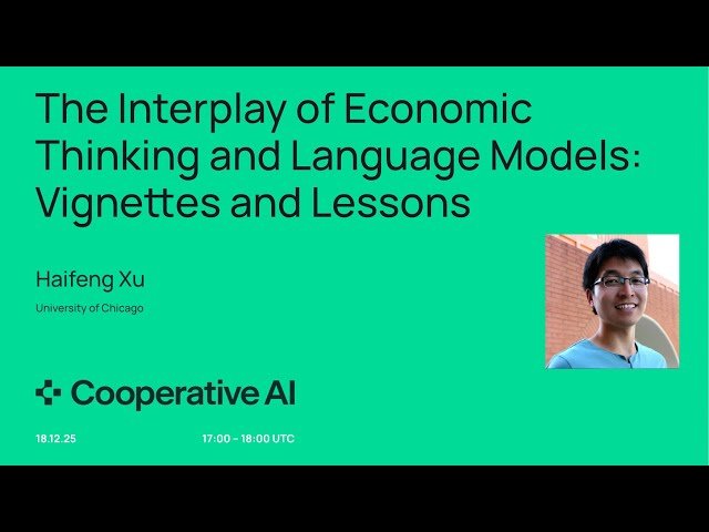 The Interplay of Economic Thinking and Language Models - Vignettes and Lessons