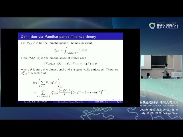 Gopakumar-Vafa Invariants via Vanishing Cycles