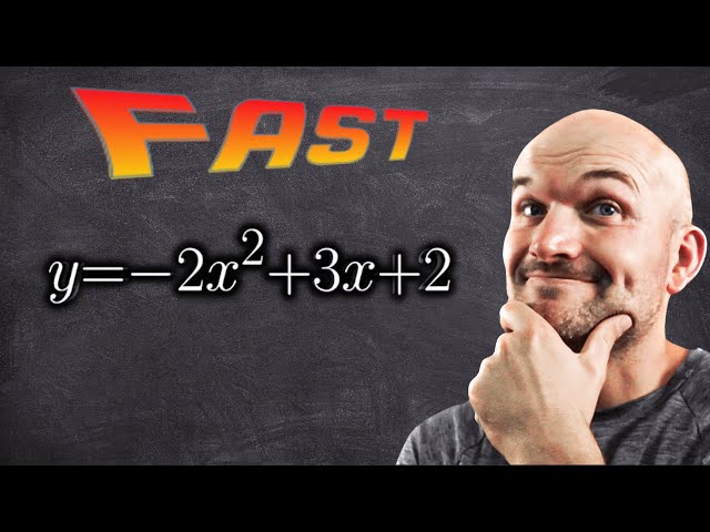 How to Graph a Quadratic Function Fast in Standard Form