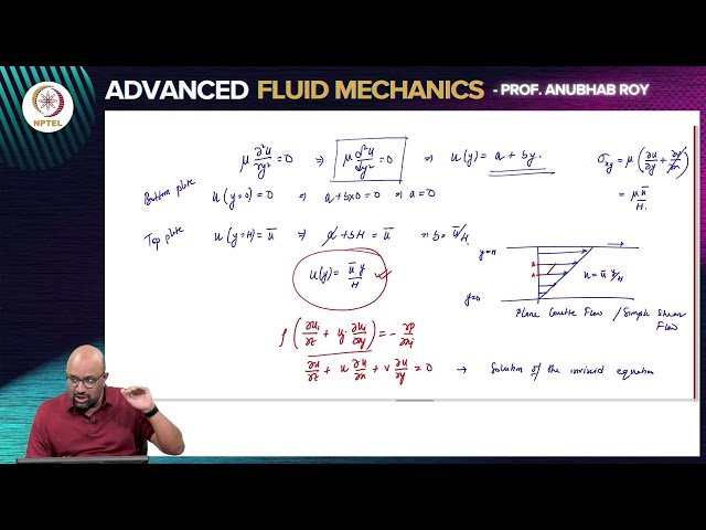 Viscous Laminar Steady Flows - 2D Fully Developed Planar Flows