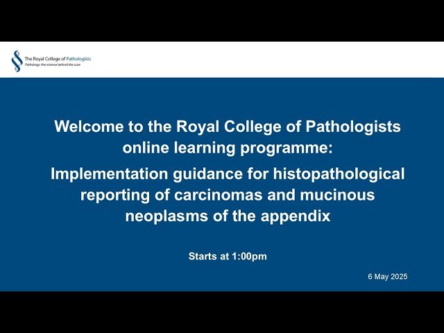 Implementation Guidance: Reporting of Carcinomas and Mucinous Neoplasms of the Appendix