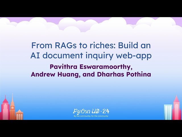 From RAGs to Riches: Building an AI Document Inquiry Web App
