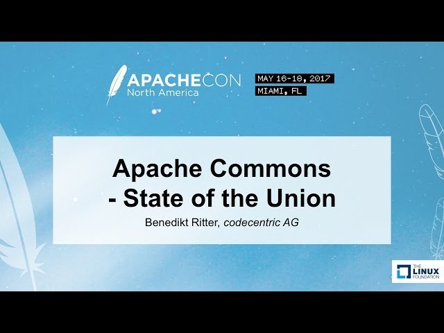 Apache Commons - State of the Union