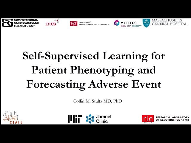 Self-Supervised Learning for Patient Phenotyping and Forecasting Adverse Events