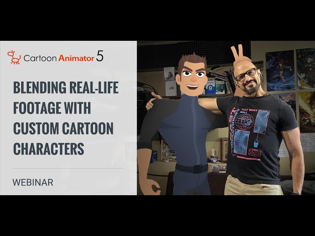 Blending Real-Life Footage with Custom Cartoon Characters