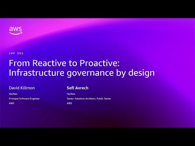 From Reactive to Proactive - Infrastructure Governance by Design