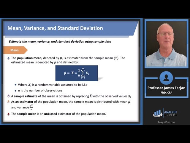 Sample Moments - FRM Part 1 2025 Book 2 Chapter 5