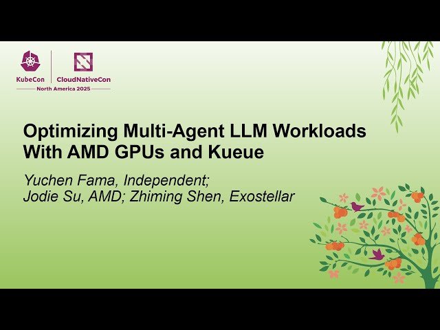 Optimizing Multi-Agent LLM Workloads With AMD GPUs and Kueue