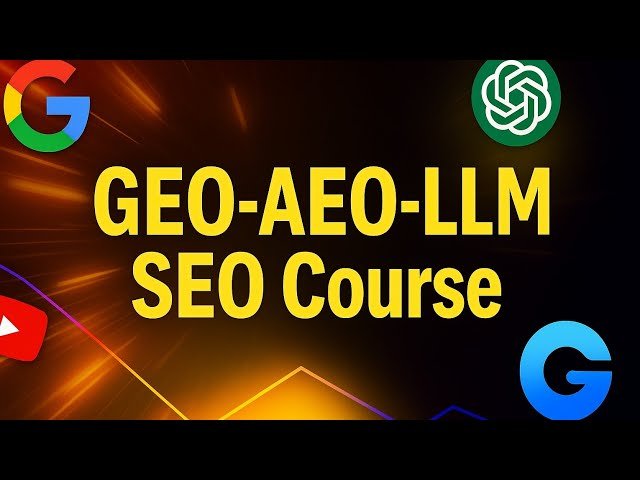 AEO, GEO and LLM SEO Explained - The Future of Search Optimization - Part 01