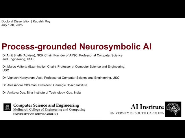 Process-grounded Neurosymbolic AI