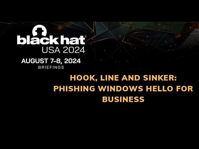 Phishing Windows Hello for Business - Exploiting Authentication Vulnerabilities