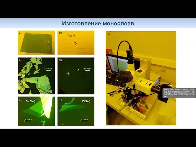 Оптическая спектроскопия гетероструктур с монослоями MoSe2 и WSe2