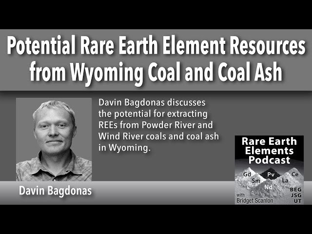 Potential Rare Earth Element Resources from Wyoming Coal and Coal Ash