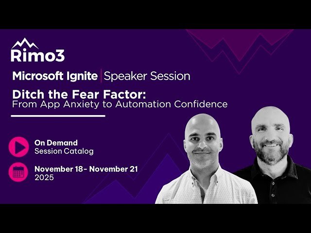 Ditch the Fear Factor - From App Anxiety to Automation Confidence