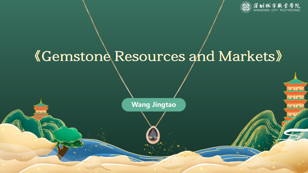 Gemstone Resources and Markets