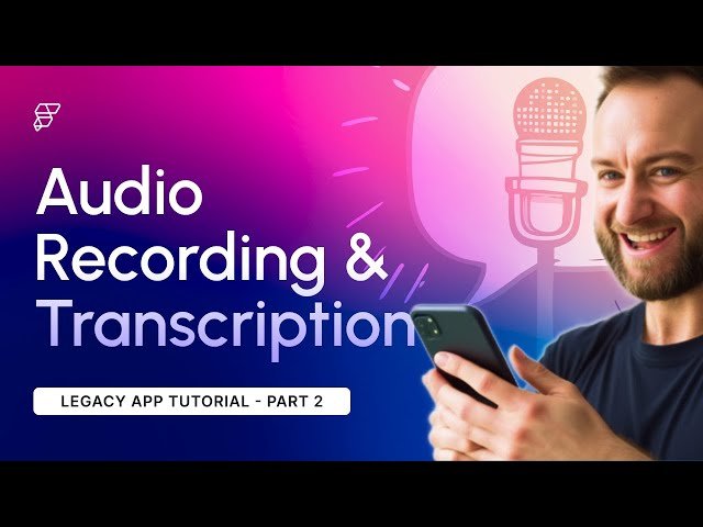 Audio Recording and Transcription in FlutterFlow - Part 2