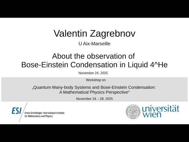 About the Observation of Bose-Einstein Condensation in Liquid 4He