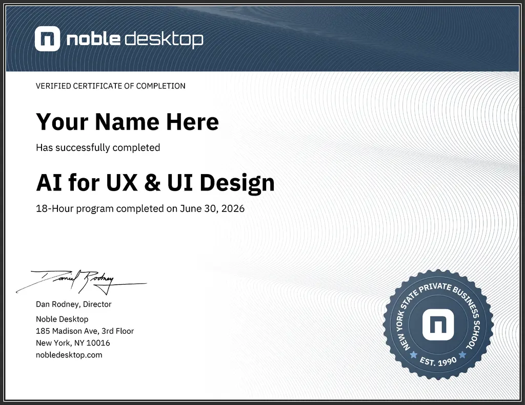 AI for UX & UI Design