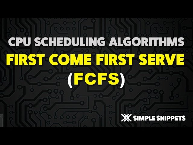 CPU Scheduling Algorithms - Operating Systems Full Course 2025