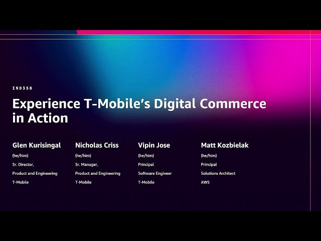 T-Mobile's Digital Commerce Platform - Serverless Architecture for 200M Daily Transactions