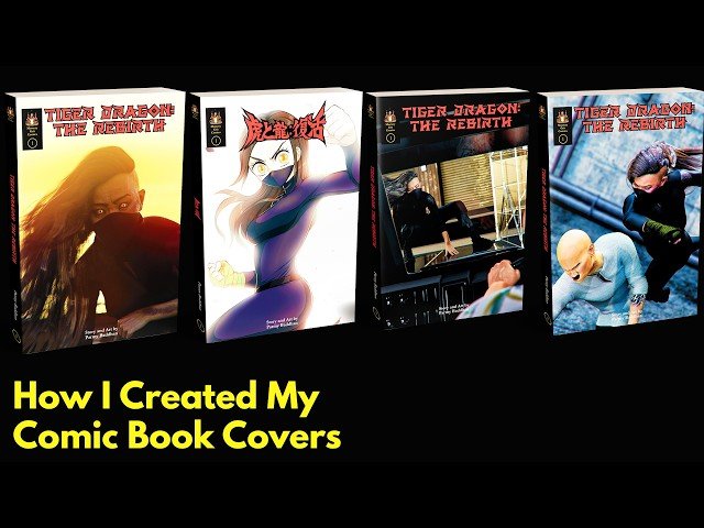 How I Created My Comic Book Covers