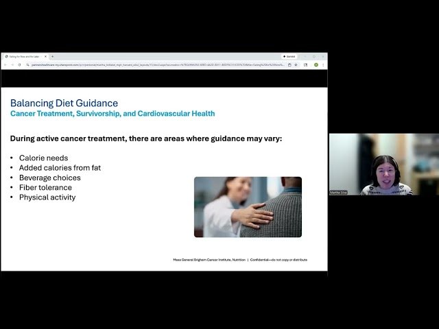 Eating for Now, and for Later - Diet Guidance for Cancer and Heart Health