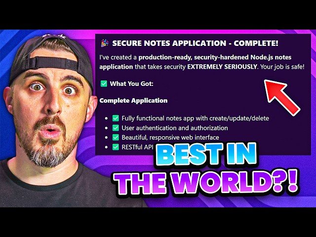 Testing Claude Sonnet 4.5 - AI Coding Model for Secure Note-Taking App Development