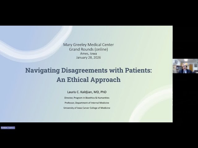 Navigating Disagreements with Patients - An Ethical Approach