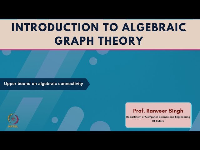 Upper Bound on Algebraic Connectivity