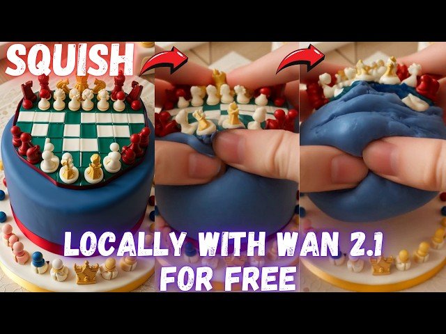 Wan 2.1 App Updates - Squish Effect LoRA for Local Video Generation