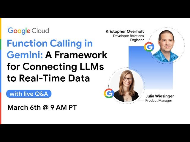 Free Video: Function Calling in Gemini - Building Applications with ...