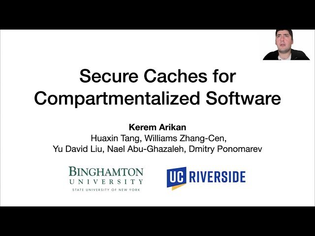 Secure Caches for Compartmentalized Software