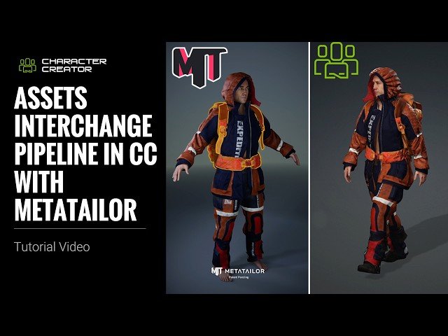 Assets Interchange between Character Creator, SketchFab, MetaHuman, and MetaTailor - Character Creator Tutorial