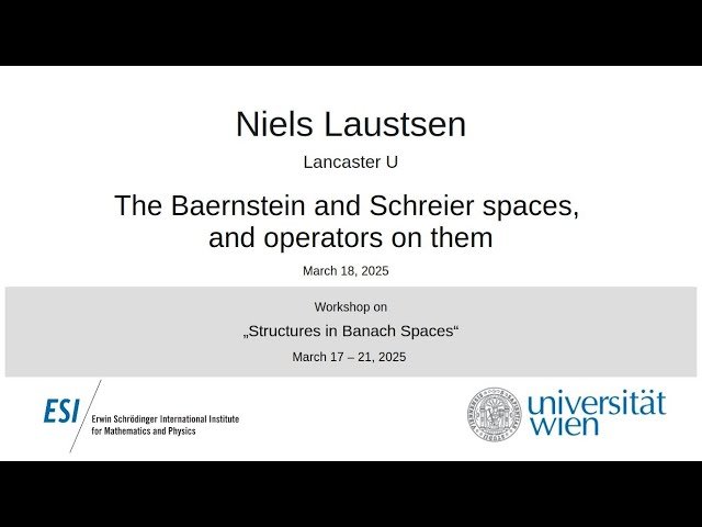 The Baernstein and Schreier Spaces, and Operators on Them