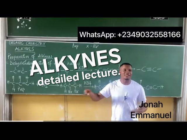 Alkynes - Organic Chemistry - Definition, Nomenclature and Reactions