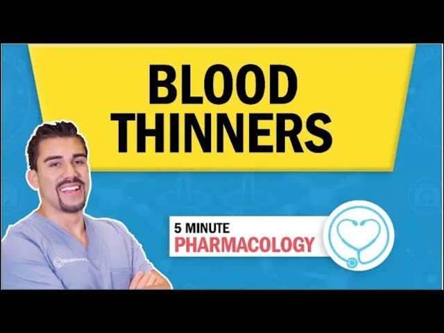 Pharmacology - Anticoagulants and Antiplatelets Blood Thinners for Nursing