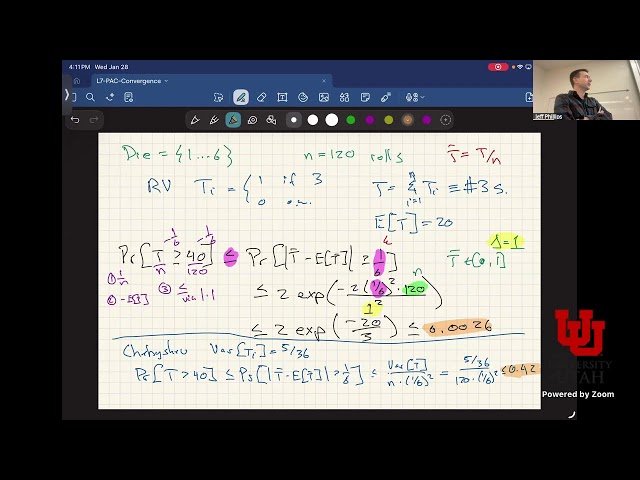 Foundations of Data Analysis - PAC Convergence Bounds - Lecture 7