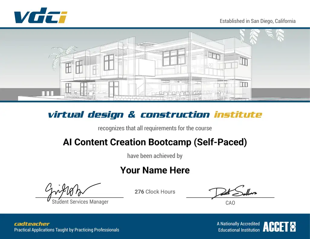 AI Content Creation Bootcamp Online