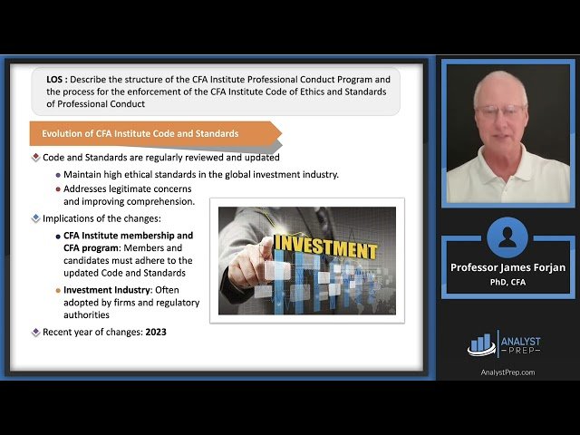 Code of Ethics and Standards of Professional Conduct - 2025 Level III CFA Exam - Ethics - Module 1