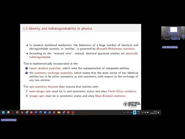 Quantum Statistical Structures in Human Language and Physics