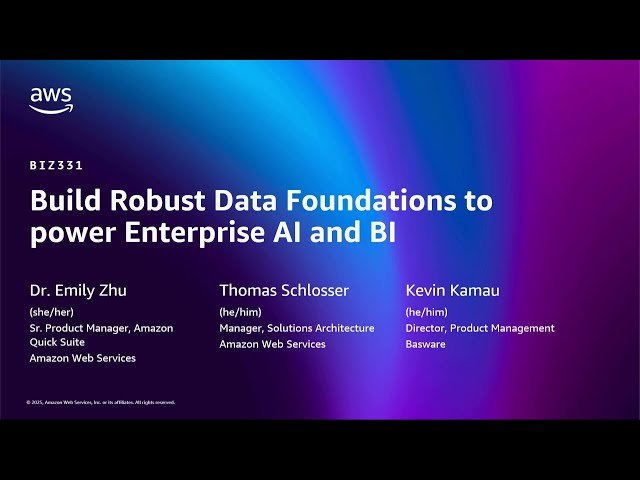 Build Robust Data Foundations to Power Enterprise AI and BI