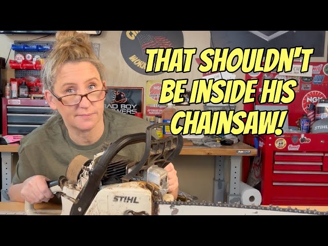 Stihl MS 291 Chainsaw Sprocket Bearing Lubrication - Diagnosing Clanking Sounds