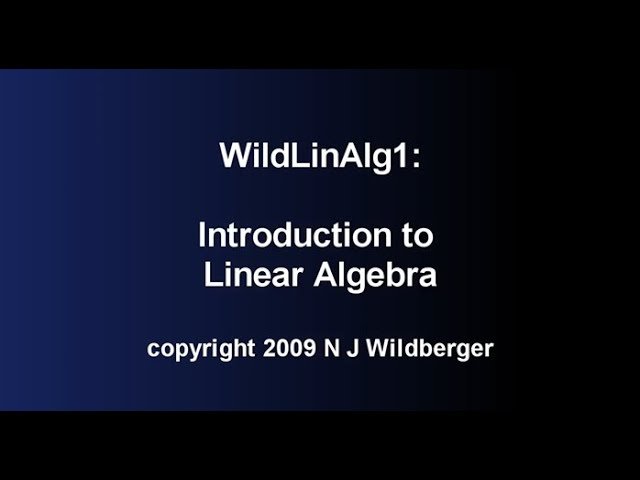 Geometric Linear Algebra