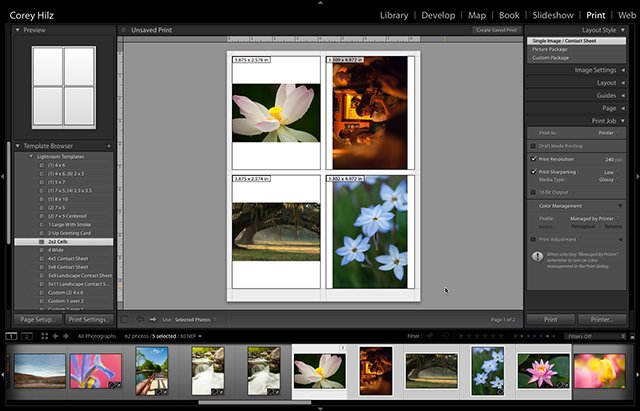 Digital Printing with Lightroom Classic (Live Online)