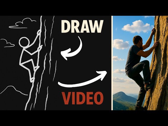 Turn Your Drawing Into 1 Minute Videos - GPT4o Image + Kling AI