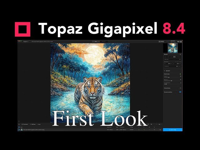 TOPAZ GIGAPIXEL 8 First Look - Version 8.4