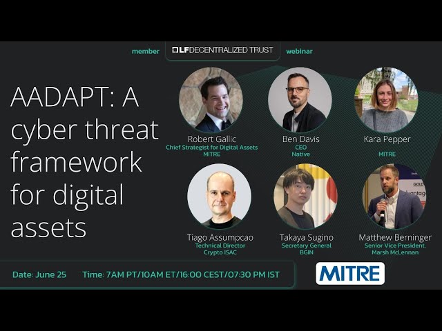 AADAPT - A Cyber Threat Framework for Digital Assets