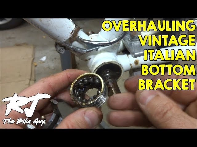 Overhaul Vintage Italian Bottom Bracket - 1974 Atala Road Bike Restoration