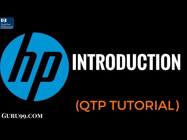 HP UFT/QTP Test Automation Tutorial for Beginners