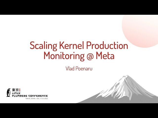 Scaling Kernel Production Monitoring at Meta